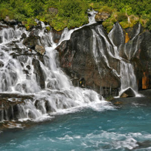 Hraunfossar.
